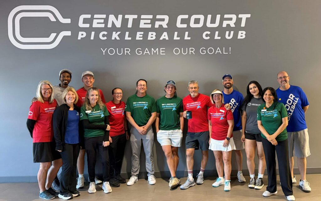 center court pickleball