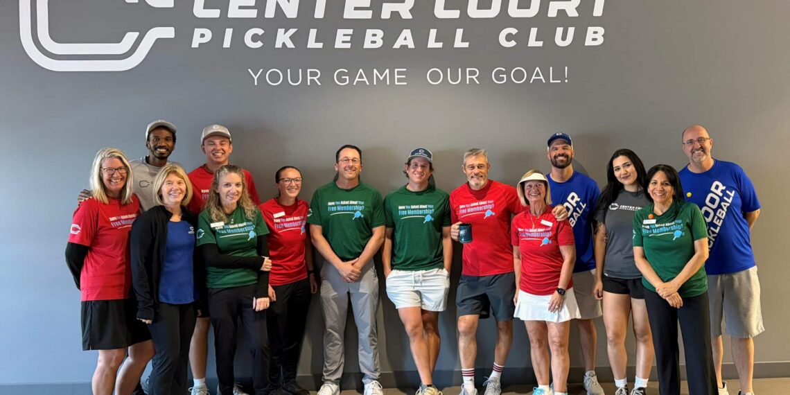 center court pickleball