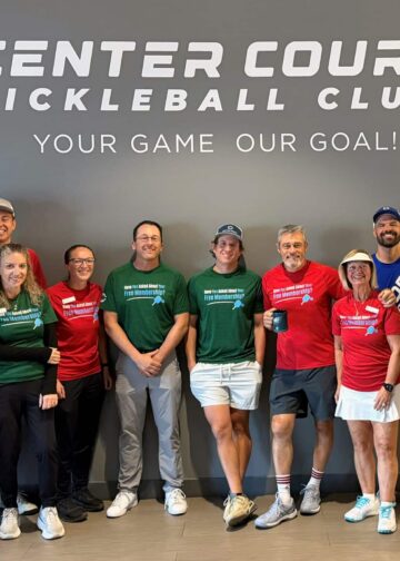 center court pickleball